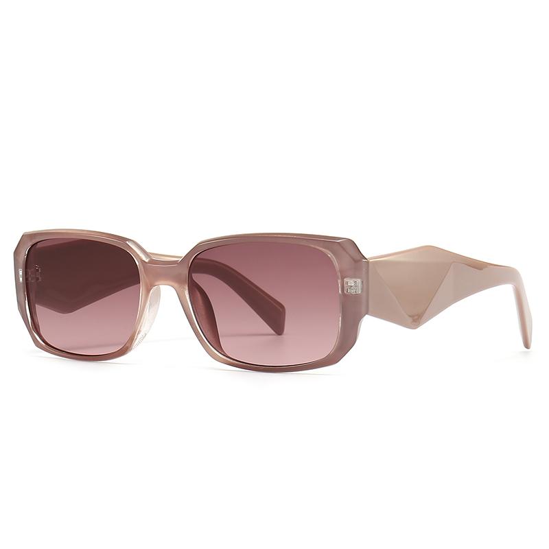 

Cross-Border Export New Modern Retro Square Frame Narrow Sunglasses Ins Style Urban Style Big-Name Sunglasses 9114