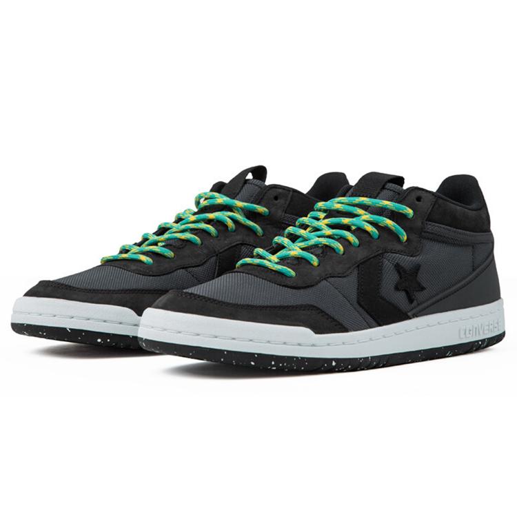 Converse Fastbreak Mid 'Almost Black' (Unisex) Almost Black / Black / White Skate Shoes 162552C