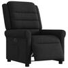 Electric Recliner Chair Black Fabric