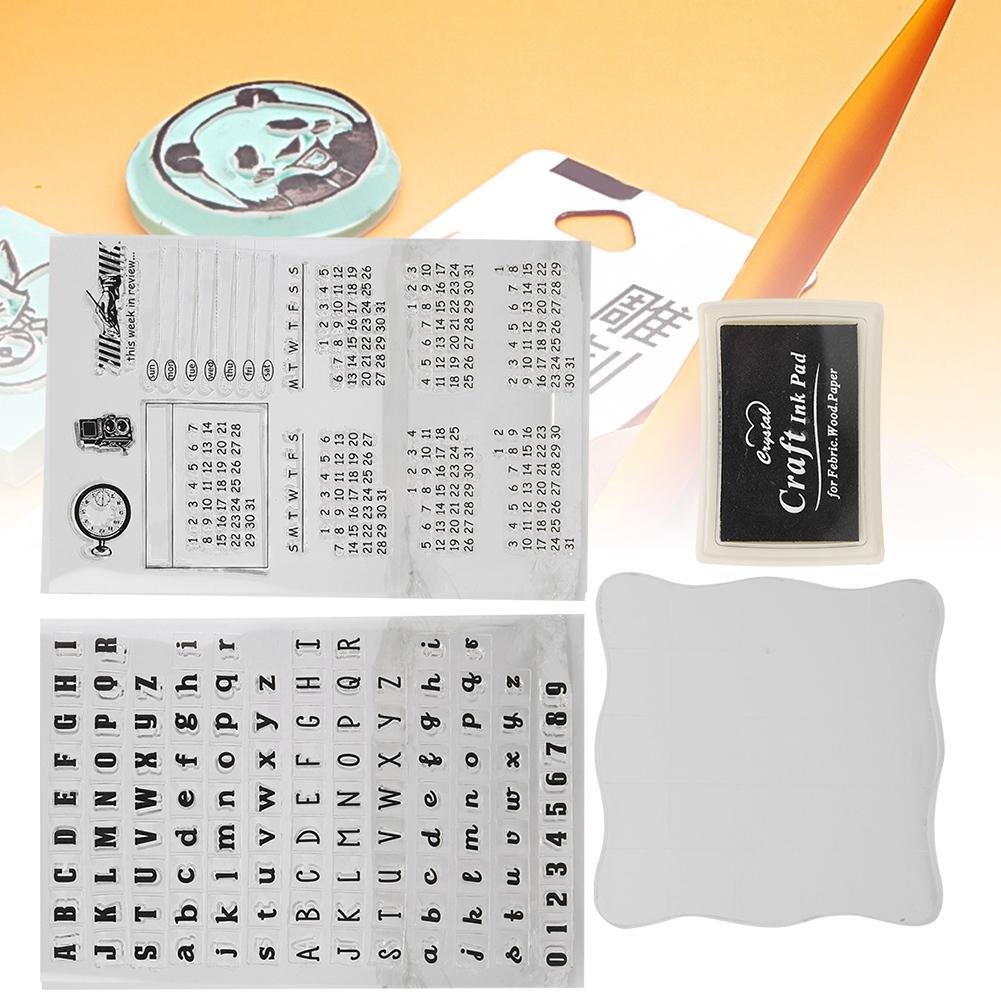 Transparent Clear Silicone Stamp  Hand Account Scrapbook Photo Album Decorative Calendar