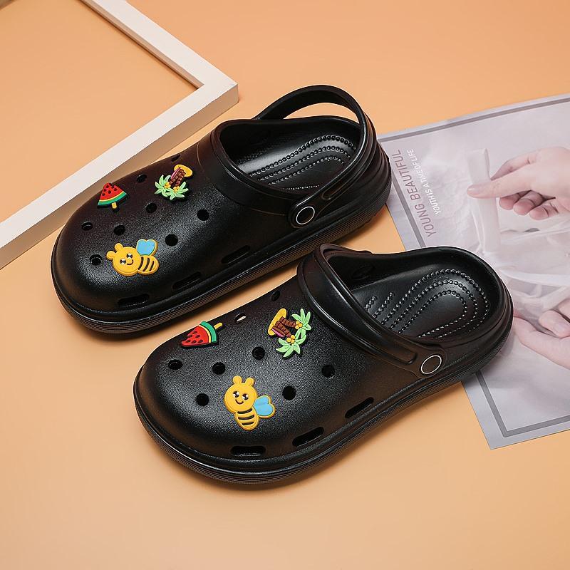 Hole shoe accessories, shoe buckle jewelry, shoe flower cute outdoor fashion casual versatile women's wear-resistant and non-slip new ultra-light