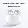 2024 TPU Transparent Soft Case for AirPods 4 - Protective, Anti-Fall Shell for 4th Gen Apple Earphones