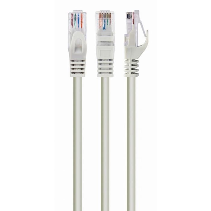 Cordon de raccordement CAT 6 - GEMBIRD - 10 m - UTP - moulé, bloqué - gris