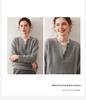 Autumn/Winter Women's Cashmere Knit Henley Shirt: Stylish, Versatile, Soft & Comfortable Fake Two-Piece Base Layer.