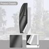 Patio Umbrella Cover Banana Rainproof with Strap Water Resistant Parasol Sun Protection for
