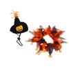 Halloween Hat Scarf Set, Cat Costume