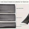 3x100cm Universal Carbon Fiber Pattern Side Skirts Anti-Scratch Anti-Scratch Side Skirts Edge Guards Protector for Car
