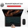 For Galaxy Tab S8 Ultra Lær Tastaturdeksel Med Berøring Bakbelyst Bluetooth-tastatur For Nettbrettbeskyttelse