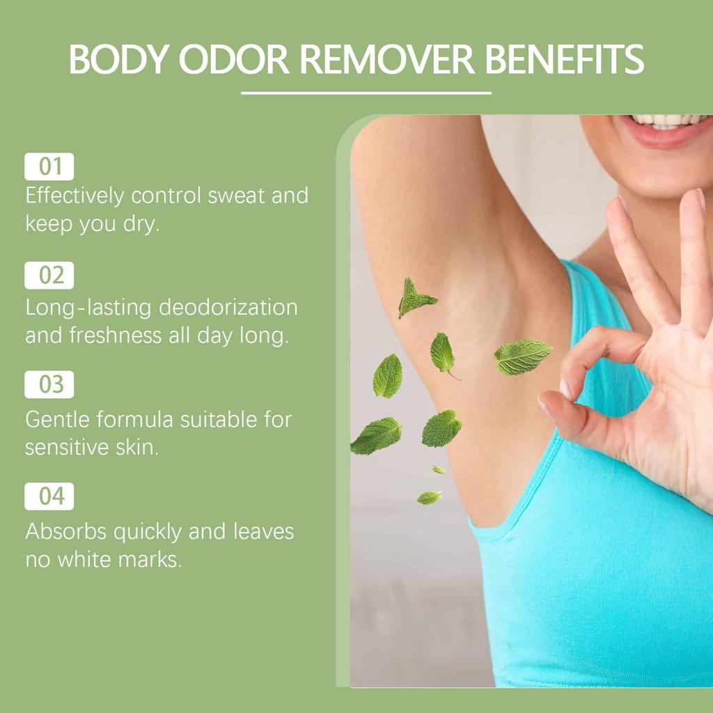 Anti-Schweiß-Pflegecreme für die Achseln. Reinigt Schweiß und Gerüche in den Achselhöhlen, erfrischende und langanhaltend duftende Körperpflegecreme