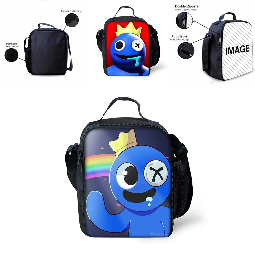 Roblox Rainbow Friends Insulated Lunch Bag For Kids Waterproof And Large Capacity