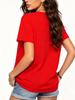TXWomen's Crew Neck Short‑Sleeve Graphic T‑Shirt, "I Am Proof That God Answers Prayers" Christian Faith Statement Print, Fashion New Arrival,