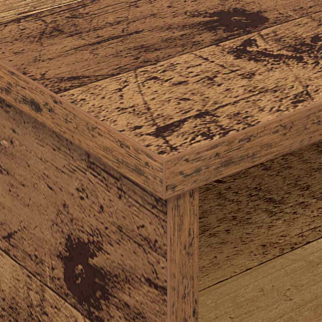 Nightstand Reclaimed Wood Look 40 x 31 x 15 cm Engineered Wood