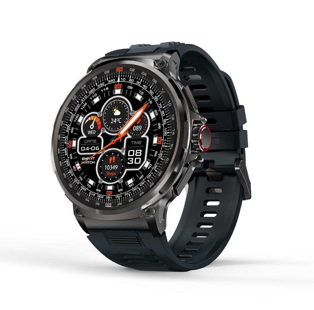 V69 Smartwatch: 1.85'' Display, Bluetooth Calls, Heart Rate & Blood Oxygen Monitoring, Multi-Sport Modes, Waterproof