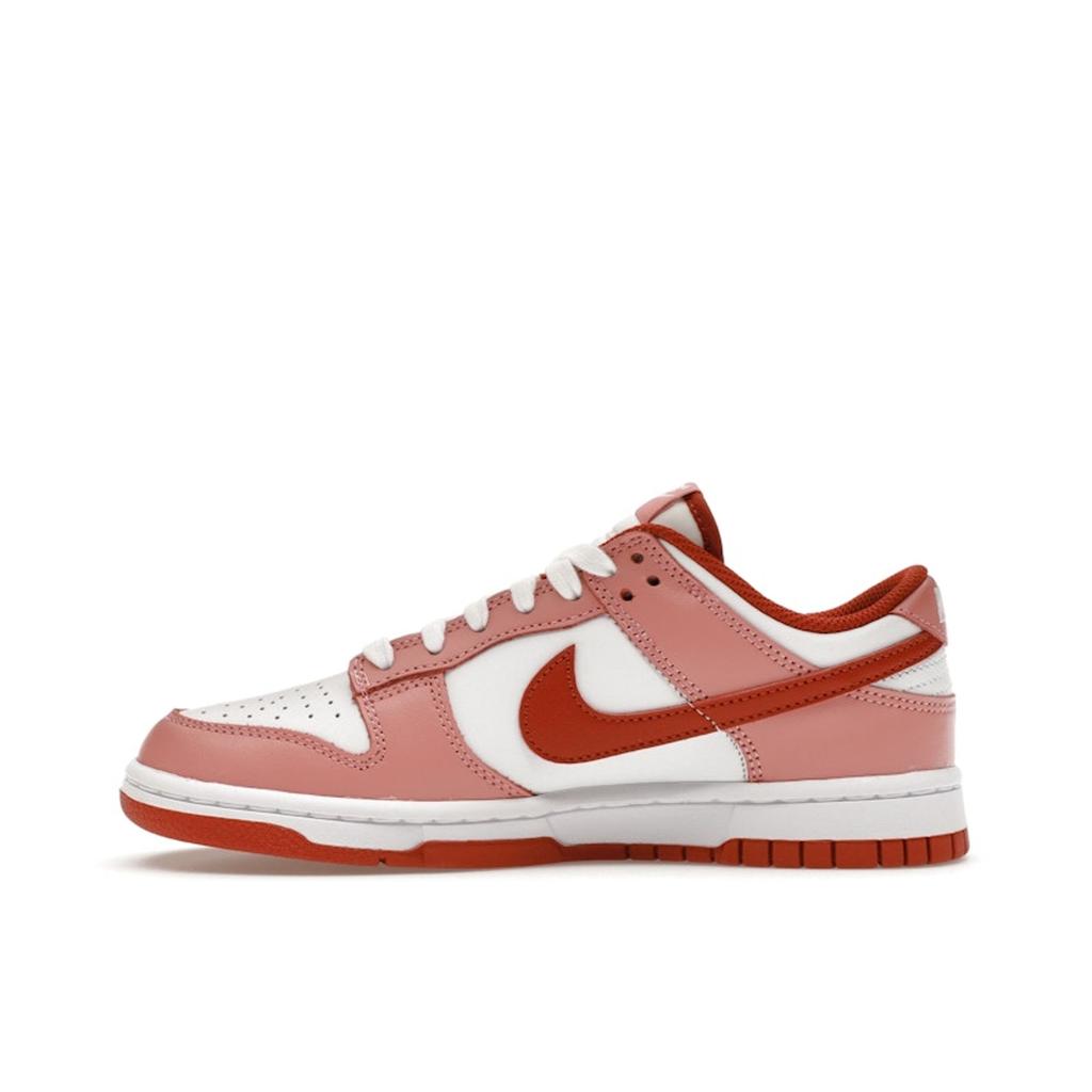 Nike Dunk Low Red Stardust Women Sneakers Rugged-Orange White FQ8876-618