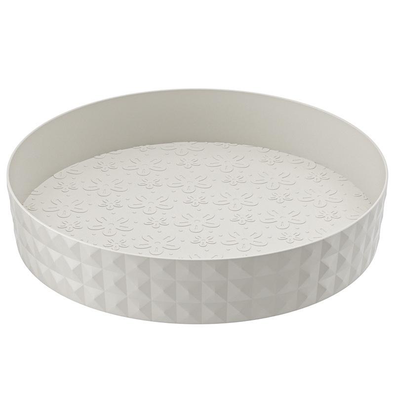 360° Rotating Transparent Condiment Storage Rack for Kitchen Table