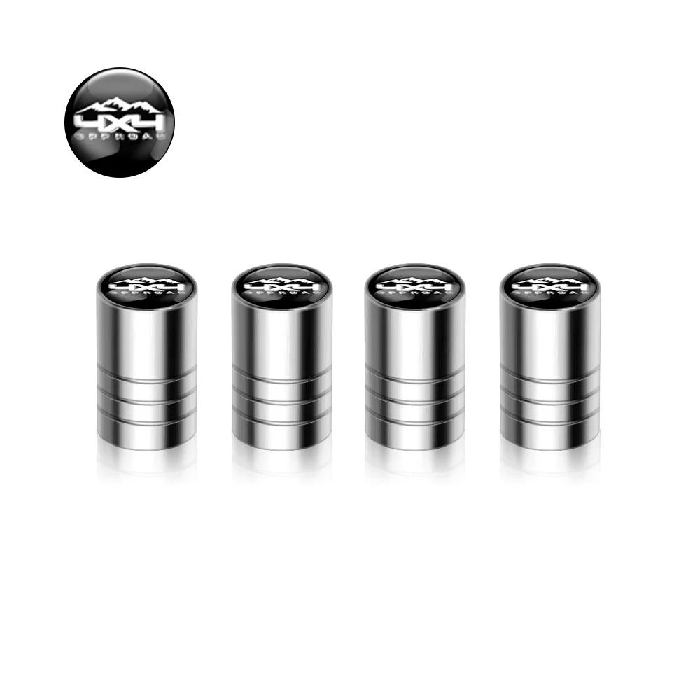 Pour Jeep 4 pièces Bouchons de Valve de Pneu de Roue de Voiture en Métal Couvercles Accessoires Auto Pour Jeep Renegade Wrangler JK Compass Grand Cherok