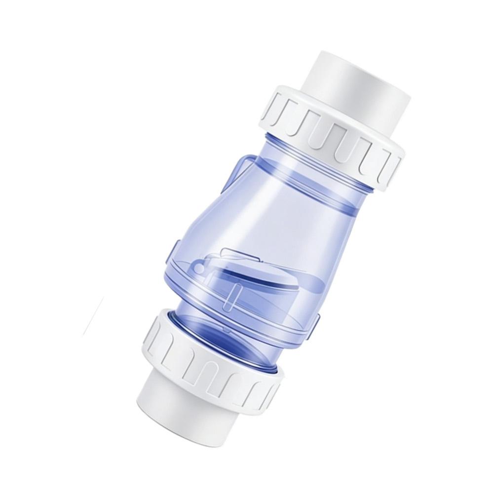 Transparent PVC Check Valve For Pool Pump 9.25-11 Inch Anti-Backflow Water Filter Accessory For Swimming Ponds Spas