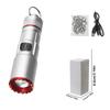 2000LM Powerful Mini LED Flashlight  Zoom Torch With Pen Clip Light USB Rechargeable Magnet Work Light Outdoor Camping Fishing