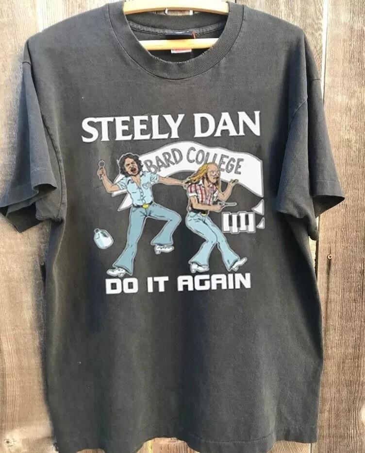 Steely Dan Shirt, Steely Dan Band Charcoal Cotton T-Shirt Unisex S-5XL Unisex T-Shirt M