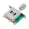 Guitar 3 Way Toggle Switch High Strength Metal Electric Guitar Pickup 3 Way Selector Switch Gold
