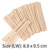 100Pcs  Body Hair Removal Sticks Eyebrow Wax Sticks Wooden Waxing Spatulas Mini Eyebrow Waxing Spatulas Small Wooden Wiping Bar