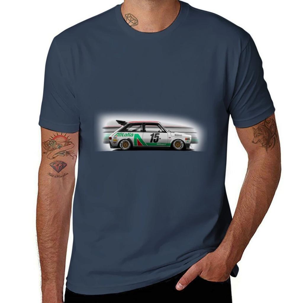 127 T-shirt Alitalia Racing Vêtements esthétiques hauts d'été vêtements esthétiques à séchage rapide t-shirts blancs pour hommes