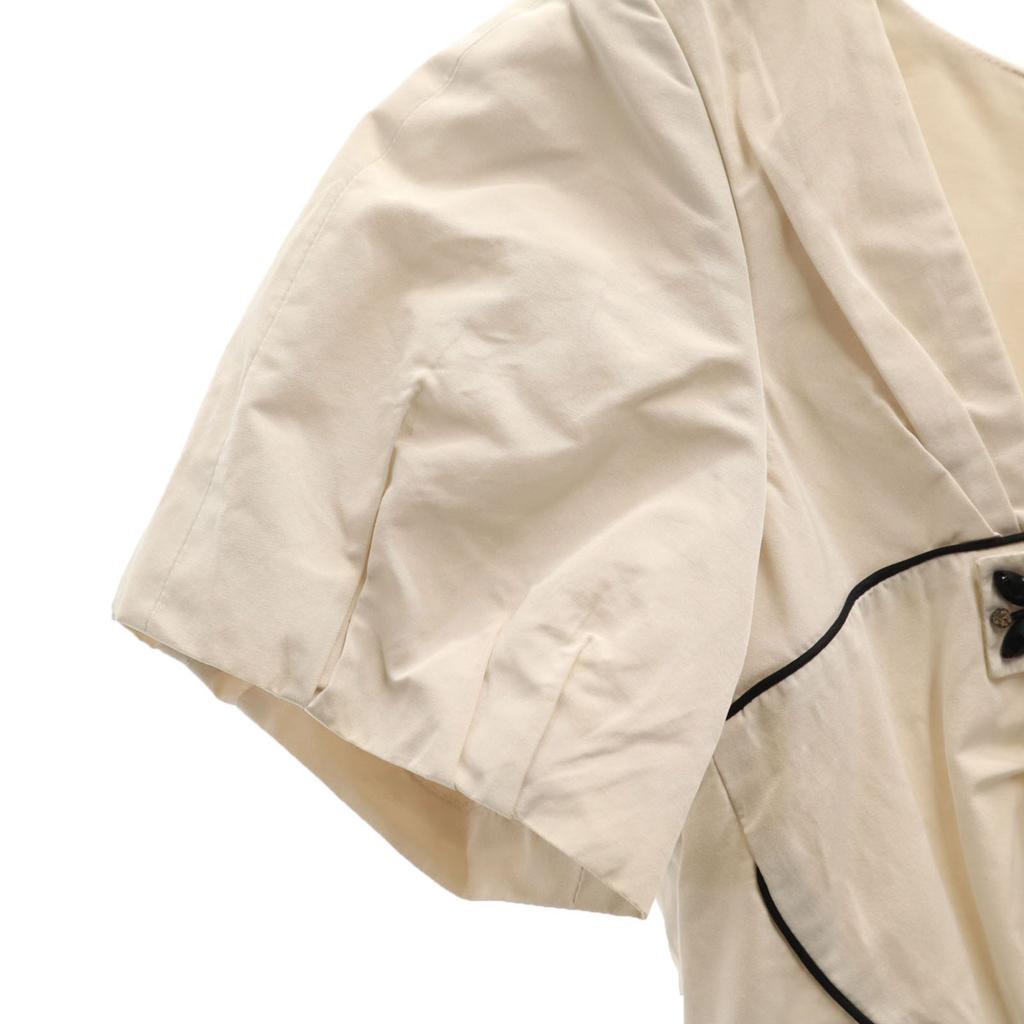 Louis Vuitton Hergestellt in Frankreich Kurzarm Bustier 34 Elfenbein Damen Gebraucht