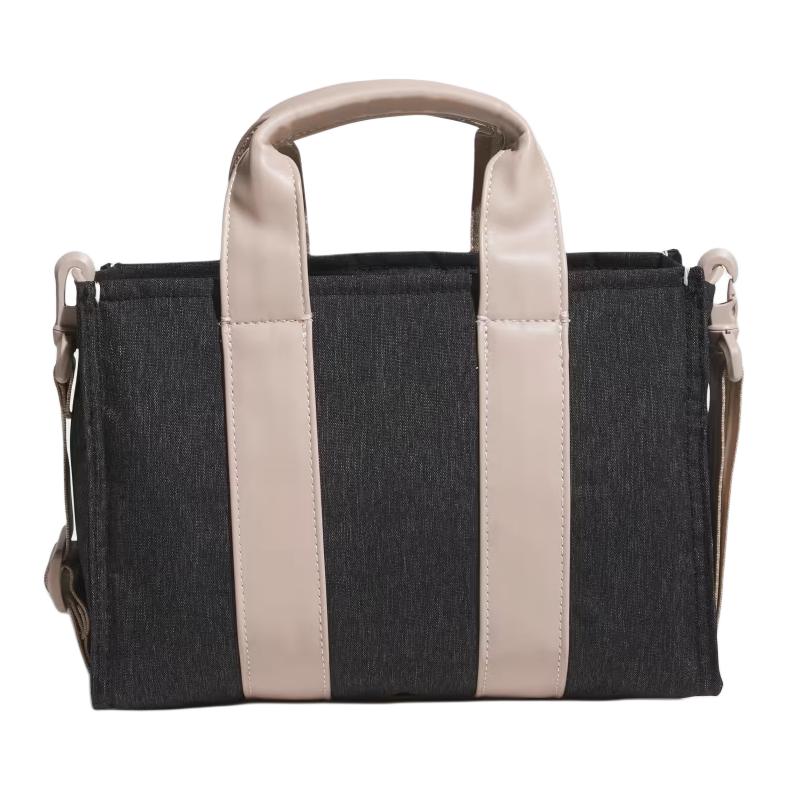 New Adidas Polyamide Tote Bag Shopping Bag Shoulder Bag Crossbody Bag Handbag Unisex Black JN9437
