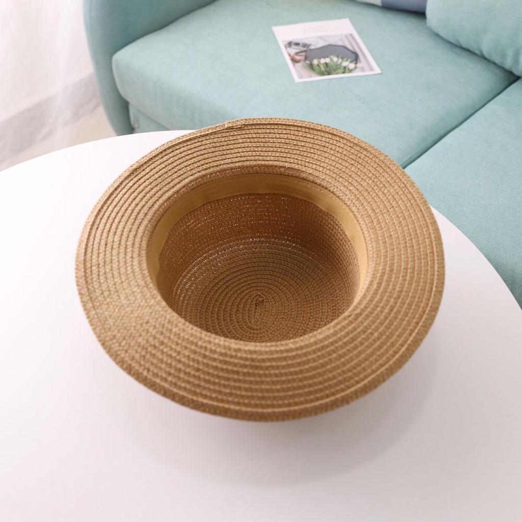 Spring and Summer Korean Version of Straw Hat, British Retro European and American Bows, Flat Top Topper, Sunshade and Sunscreen Beach Hat?