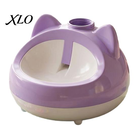 Easy To Clean Cat Water Supply Automatic Dispenser, Auto Refill Pet Feeder, Cute Hygienic Dispenser Ear Design, Bottle Adapter Threaded Bowl for Cats