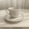 Tai Life French Retro White Embossed Ceramic Lace Plate for Breakfast & Dessert