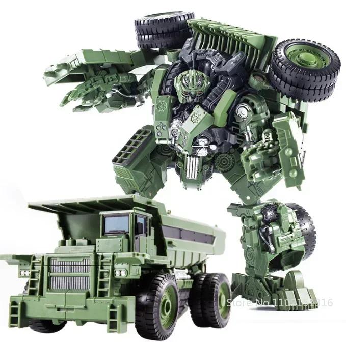 AOYI 8 IN 1 Oversize Devastator Transformation Toys Boy Anime Hook Action Figures Robot Car Engineering Vehicle Model Kids 48cm