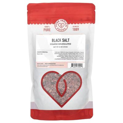 Pure Indian Foods Coarse Black Salt 454g (16oz)
