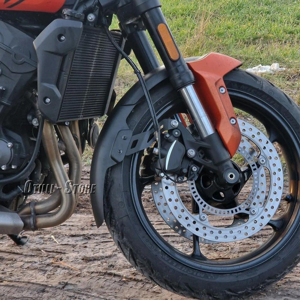 Trident 660 Motorcycle Front Fender Mudguard Extender Extension Black For TRIDENT 660 Trident660 Trident660 2021 2022 2023 2024