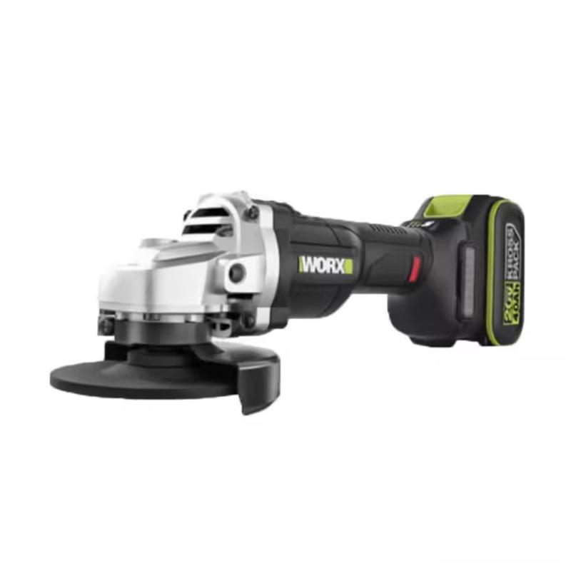 Polizor unghiular fără fir WORX 20V, fără perii, priză CN (adaptor inclus)