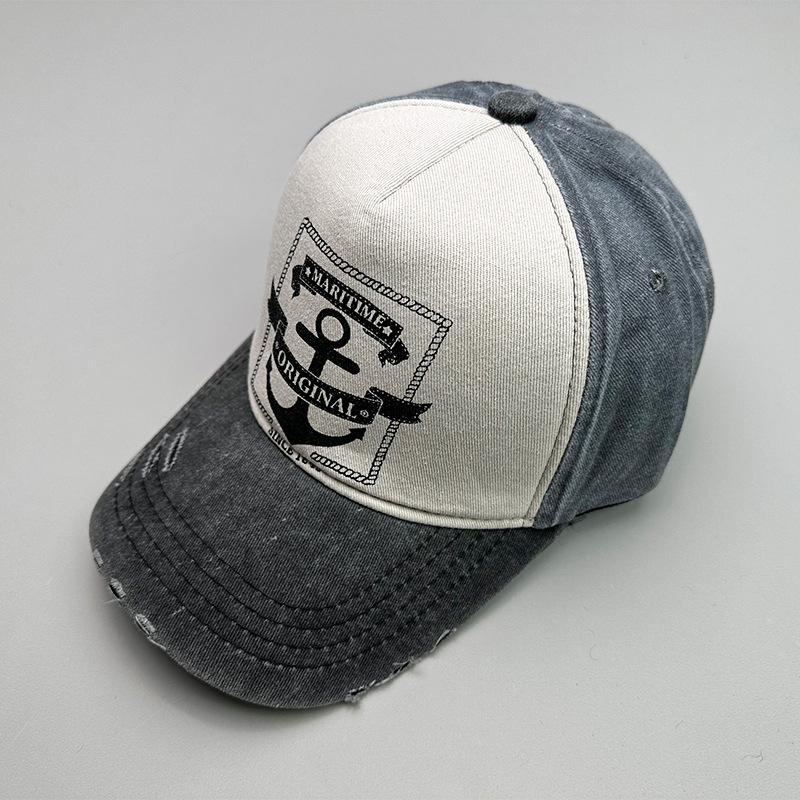 Simple simbolo stella a cinque punte Ricamo all'aperto berretto da baseball Traspirabilità estiva Berretto in rete hip hop cappello da camionista