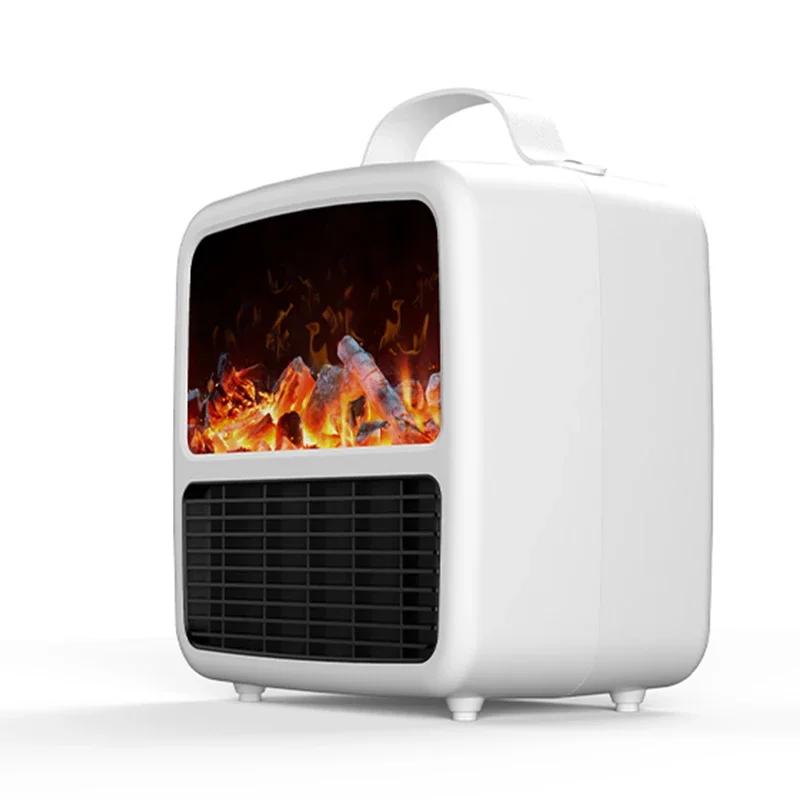 1500W PTC Portable Element Heating Electric Space Fan Heaters Desktop Mini Heater Overheat Protection US