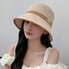 UV Protection Woman Sun Hat Foldable Sunscreen Bucket Cap Fashion Bow Fisherman Hat  Summer