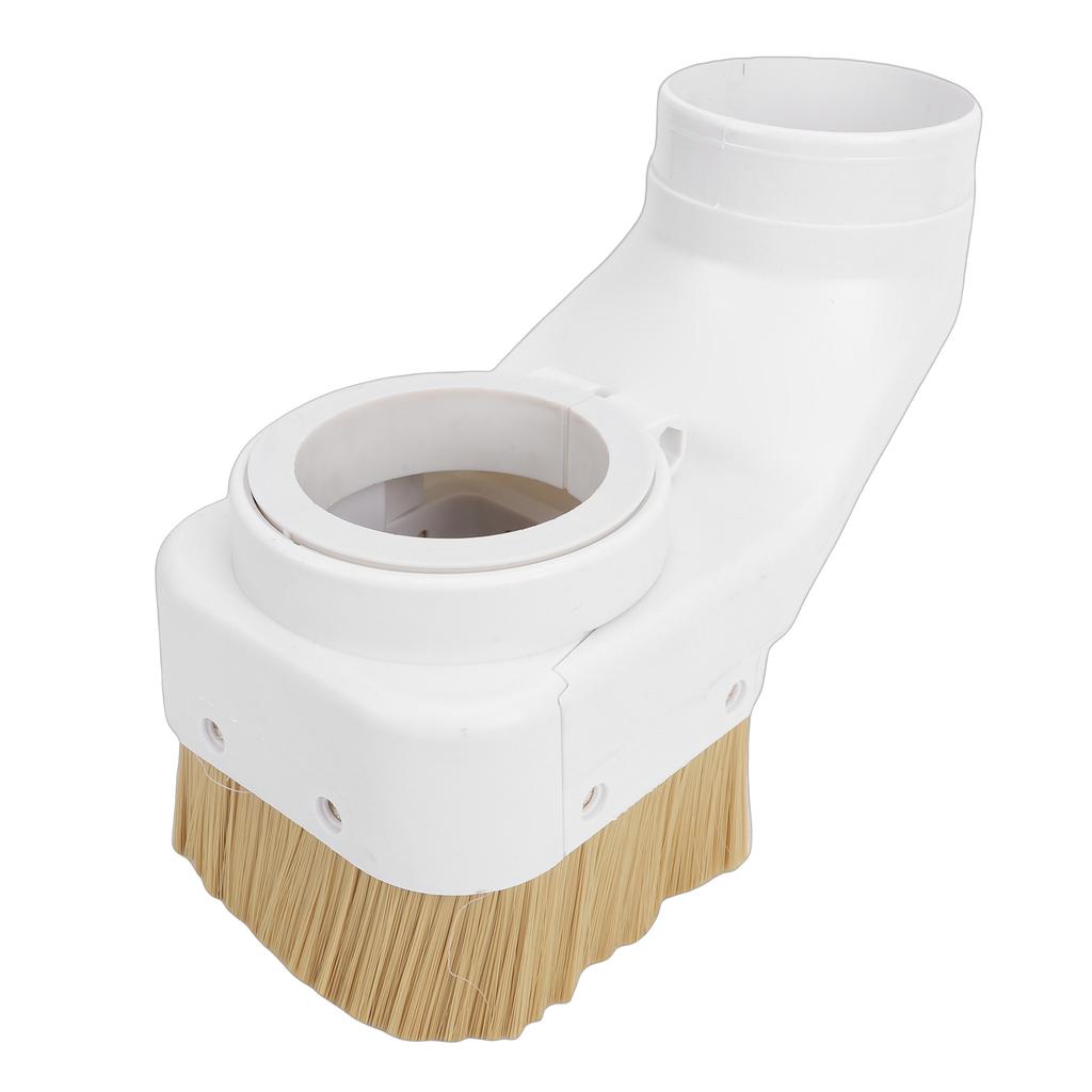 75mm Spindle Dust Shoe CNC Dust Cover and Brushes for Router Engraving Machine White