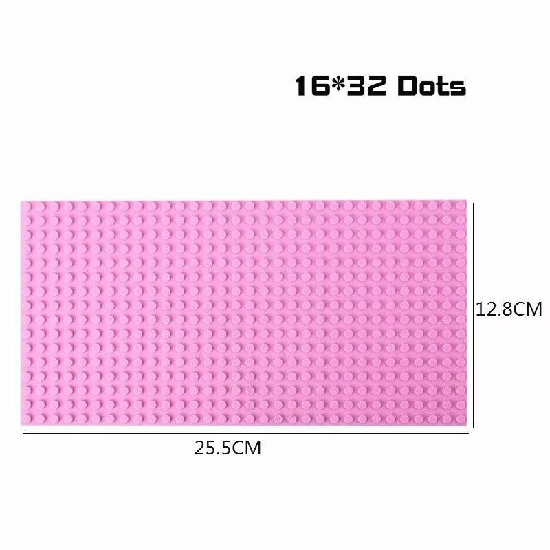 Classic Baseplate 32x32 Dots Building Blocks Bricks Base Plates DIY Plastic Board Building Blocks Baseplates Construction Toys