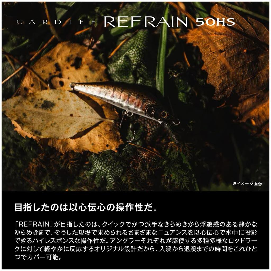 SHIMANO Trout Lure Minnow Cardiff Refrain 50HS 006 ST Clear Bait ZN-250W