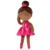 Soft Baby Doll Symphony Mist Gold Ballerina Girl Dream Girl Doll Children Cloth Toy Birthday Gift Rose Red