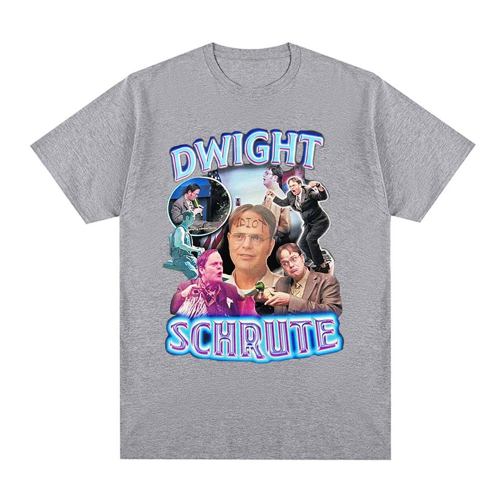 Dwight Schrute Homage T Shirt Tv Series The Office Michael Scott Jim Halpert T-shirt Men Women Cotton Casual Oversized T-shirts