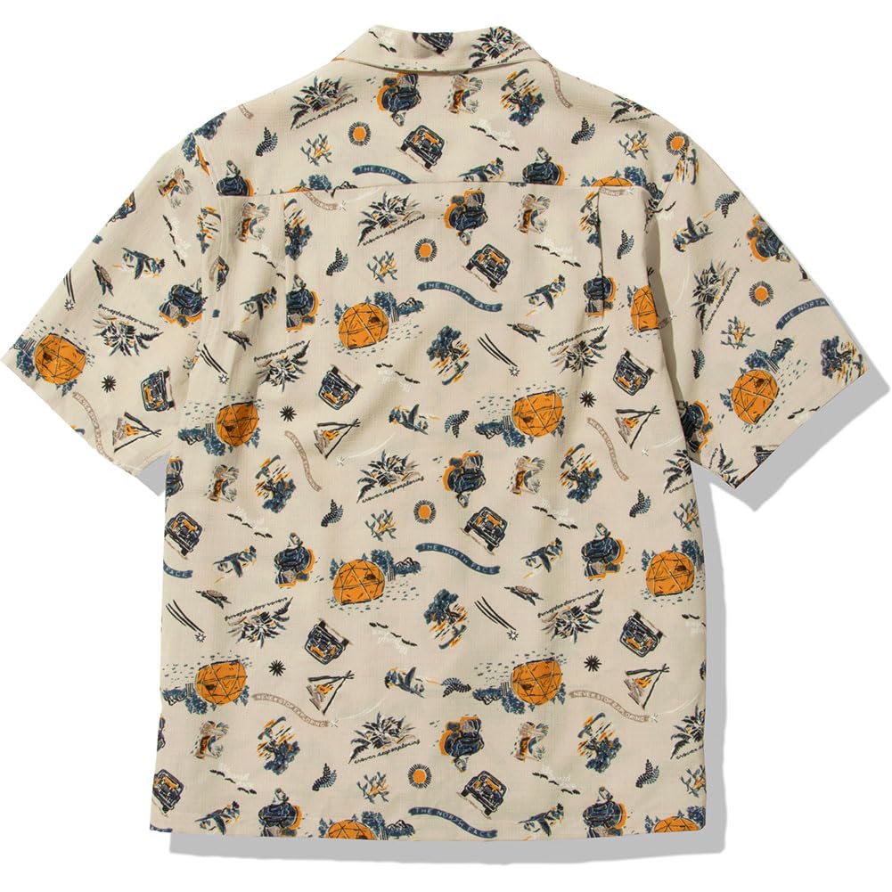 The North Face Мужская рубашка с коротким рукавом Aloha с вентиляцией, защитой от УФ-лучей, TNF Botanical, размер S, легкая, водоотталкивающая, антистатическая, защита, серая,