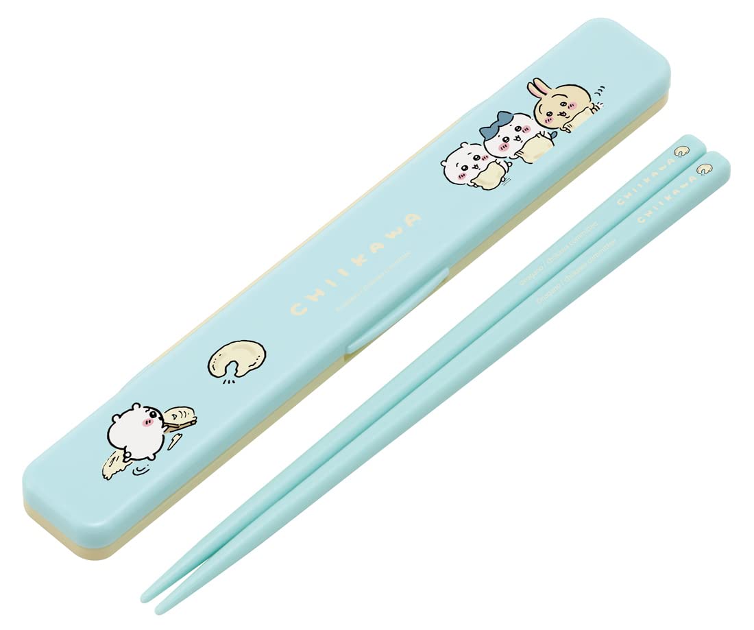 

Skater Chopsticks and Chopstick Case Set, Chiikawa, 18cm, Adult Size, Made in Japan, ABC3AG-A
