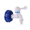 Adaptador de Drenaje IBC S60 Rosca Hembra 1/2"3/4" Adaptador de Tanque Acoplamiento Rápido para Manguera de 16mm Válvula de Grifo Adaptador Adaptador de Manguera de Jardín
