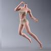 Scale Seamless Female Figure 12 Inch Super Flexible Steel Frame Construction Silicone Smooth Skin Miniature Action Figure Doll with Detachable Feet