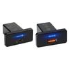 18W/30W Car Charger Fast Charging PD Type C/USB Car Charger Power Socket USB Phone Charger Adapter Panel for RV Boat Truck