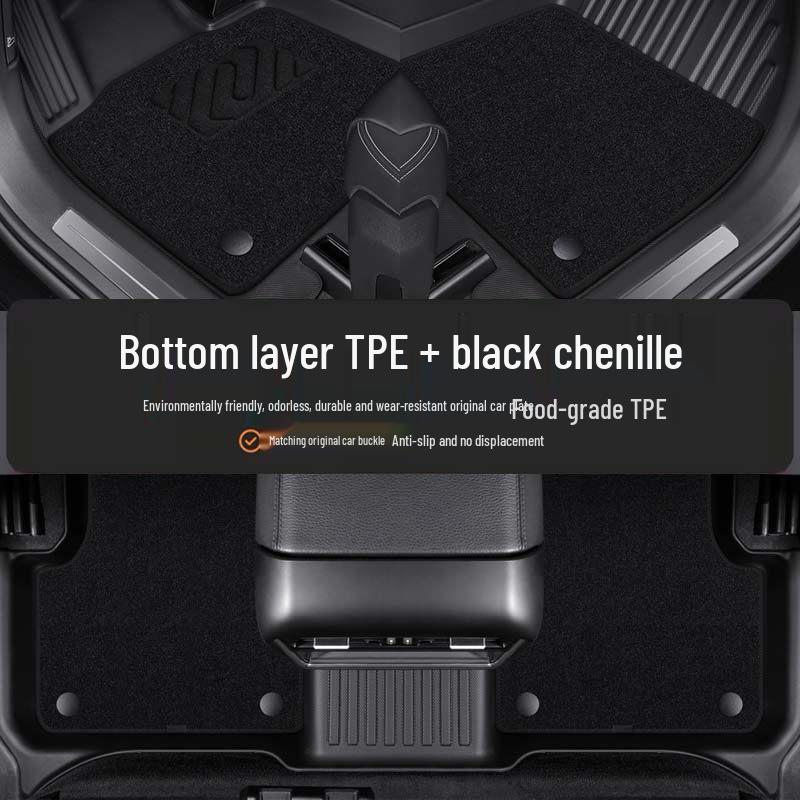 Double-Layer Semi-Enclosed TPE Floor Mats for Beijing BJ30/BJ40/EU5/EU5 PLUS
