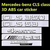 AMG W220 Pro Benz 4ks/sada 3D ABS Samolepka na auto pro Mercedes-Benz Třída CLS TURBO 4MATIC Modifikované Logo AMG CLS 53S 63S Zadní Štítek
